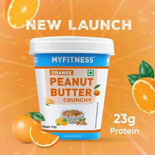 MYFITNESS PEANUT BUTTER Orange Crunchy