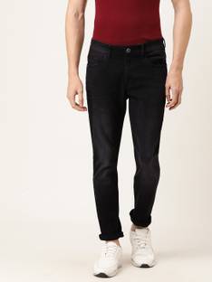 The Indian Garage Co. Skinny Men Black Jeans