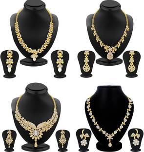 Sukkhi Alloy Gold-plated Gold Jewellery Set