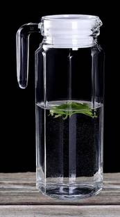 KUNJCREATION 1.1 L Glass Water Jug
