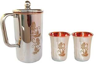 RAGHAV 1.6 L Copper, Stainless Steel Water Jug