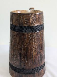 arsh wood work 1 L Wooden Wine Jug