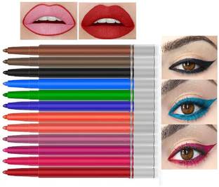 Arcanuy ULTRA SOFT MATTE CRAYON EYE LINER AND KAJAL WATER PROOF