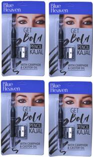 BLUE HEAVEN GET BOLD PENCIL KAJAL 3.2G PACK OF 4