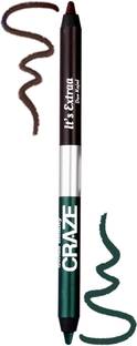 SWISS BEAUTY CRAZE It's Extraa Duo Kajal with Vitamin E | 2-in-1 Shades