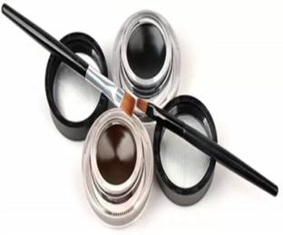 balaan's beauty bazar BLACK MAKEUP LIQUID EYELINER GEL BLACK AND BROWN 5GM