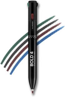 Renee Bold 4 4-IN-1 Kajal Pen - Four Shades in One Stick, Matte Finish, Rich Color