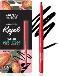 FACES CANADA Magneteys Kajal | 24HR Long Stay, Smudge & Water Resistant, Fade Proof