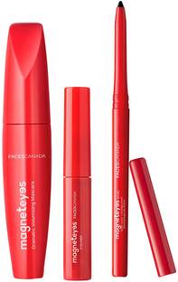 FACES CANADA Magneteyes Range Trio Pack (Kajal + Eyeliner + Mascara)