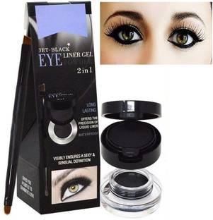 WECHARMERZ 2In1 Gel Eyeliner & Eyebrow Powder 24Hrs Smudge-Proof 3g+ 4g