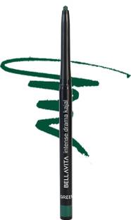 BELLAVITA Intense Drama Kajal enriched with Almond Oil | Long Lasting & Smudge Proof|
