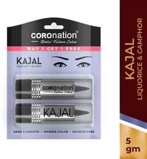 COROnation Herbal Kajal With & - 2.5 gm x 2
