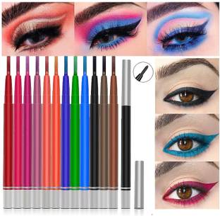 Arcanuy Make up Waterproof Sweatproof Eye Liner Colorful Eyeliner Pencil