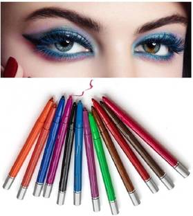 Arcanuy Smooth Waterproof Sweatproof Eye Liner Colorful Eyeliner Pencil