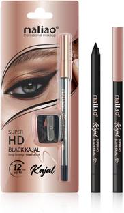 maliao Super HD Black Kajal – Long-Lasting + Waterproof for 12-Hour Intensity
