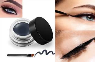 AGLEY Smudgeproof Waterproof Eyeliner Black Gel Eye Liner Kajal