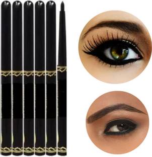 Hidden Beauty Long Lasting & Waterproof Eyeliner Black Pack of 6