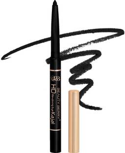 Beauty Berry HD Eye Kajal Pencil with Sharpener Long Lasting, Waterproof & Smudge Proof