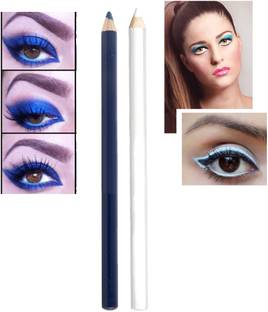 Emijun Highly pigmented smudge proof water proof Kajal High Tide Blue & White