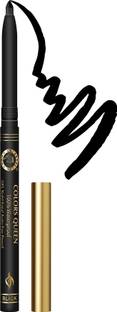 COLORS QUEEN HD Gel Kohl Kajal Smooth and Soft Jet Black Finish Water Resistant, Smudge Proof