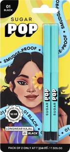 SUGAR POP Longwear Kajal Duo - 01 Black