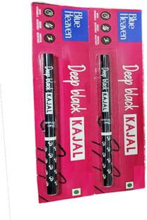 BLUE HEAVEN Deep Black Kajal 0.30 gm-Pack Of-2