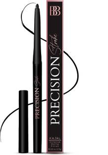 BERGAMOT BEAUTE Precision Stroke Kajal - Black Water & Smudge Proof with Precise Application