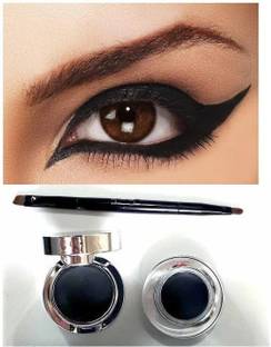 NADJA Long Lasting Waterproof Gel Kajal Eye Liner with for Women