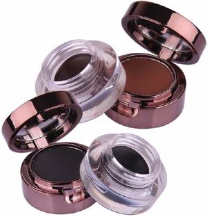 AEPRUY 4 in 1 Gel Eyeliner and Eyebrow Powder Kit Brown Black with Eye Liner Brush