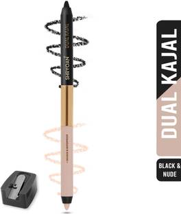 Shryoan Shimmery Dual Kajal with Sharpener | Waterproof | Long-Lasting & smudge proof
