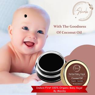 skivila Baby Kajal for new born baby 100% Natural,Chemical-Free Kajal&Water Resistant.