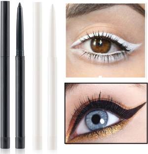 GABBU Waterproof Black Kajal And Waterproof White Kajal.