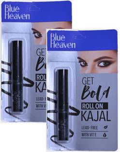 BLUE HEAVEN GET BOLD ROLL ON KAJAL 1.1G PACK OF 2