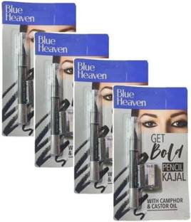 BLUE HEAVEN GET BOLD PENCIL KAJAL 3.2G EACH (PACK OF 4)