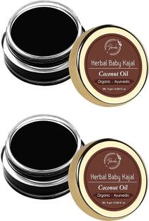 skivila Baby Kajal Black For Newborn - 100% Natural & Organic Kajal 16 gm
