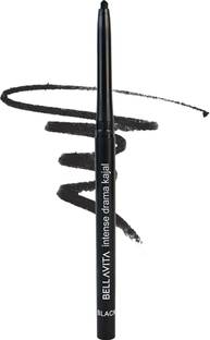 BELLAVITA Intense Drama Kajal enriched with Almond Oil | Long Lasting & Smudge Proof|