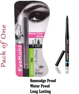 Mark Line New Pencil Kajal Smudge proof Long Stay PKJ01