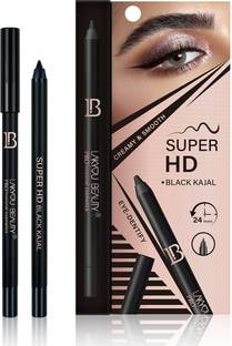 Lakyou Beauty Super HD Black Kajal | 24H Stay | Creamy & Smooth | Intense Black Color