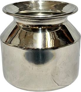 Dynore Stainless Steel Heavy Lota/Kalash/ Milk Pot- 750 ml Stainless Steel Kalash