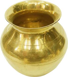 NAVYAKSH Brass Lota Kalash/ Pooja Lota(Pitcher) Brass Kalash