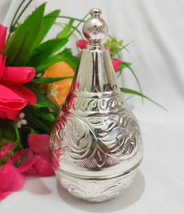 samukkaras fashions Pure German Silver Pooja Coconut / Pooja Chandi Nariyal(Coocnut) by Samukkaras Silver Kalash