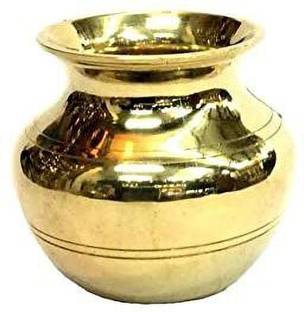 NAVYAKSH Brass Kalash Brass Kalash