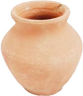 MiiArt mitti ka kalash,use in puja & karvachot (size-10cm small)1pcs Earthenware Kalash