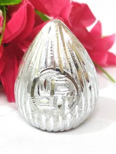 samukkaras fashions White Metal German Silver Pooja Coconut / Pooja Chandi Nariyal(Coocnut) Silver Kalash
