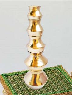 Denique Utaran Kalash Brass Decorative Item for Living Room.1 Set Brass Kalash