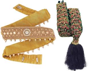 SBGT Maggam Work Poola Jada for Wedding Bridal Bharatanatyam Savaram Hair Braid Braid Extension