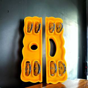 Auracrafters Majira 2 line Music Instrument || for kirtan, Bhajan, Mandir Aarti Clash Cymbal Kartal Instrument