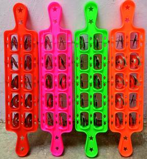 Vaasu online Temple 4Pcs of 5Lines First Quality Plastic Jhika/Kartal/Khartal/Cymbals Kartal Instrument