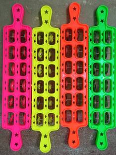 AP MUSICAL HOUSE AP MUSICAL Jheeka plastic 6 line Multicolor (Pack of 4) Musical Instrument. Kartal Instrument