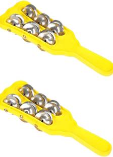 Vaasu online Combo of Plastic Manjira Hand Kartal for Bhajan, Kids Playing Cymbals,Pack of 2. Kartal Instrument